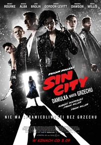 Plakat filmu Sin City. Damulka warta grzechu 3D